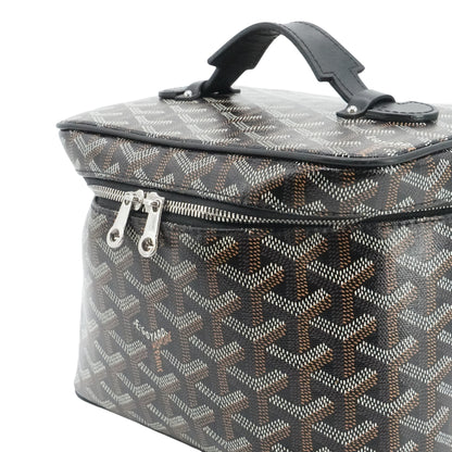 Black Muse Vanity Case in Goyardine Canvas & Cervon Calfskin