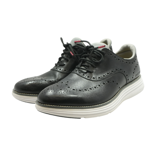 Black Lace-Up Casual Shoes