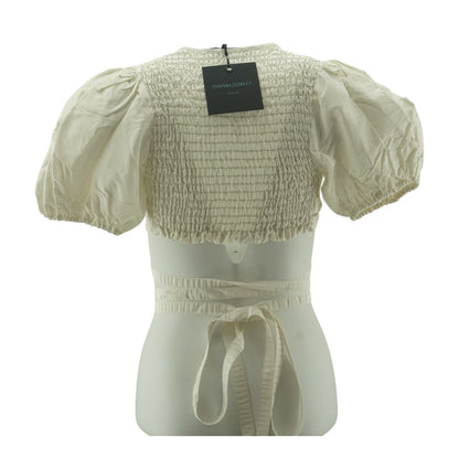 Ivory Cropped Blouse