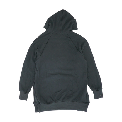 Black Solid Hoodie Pullover