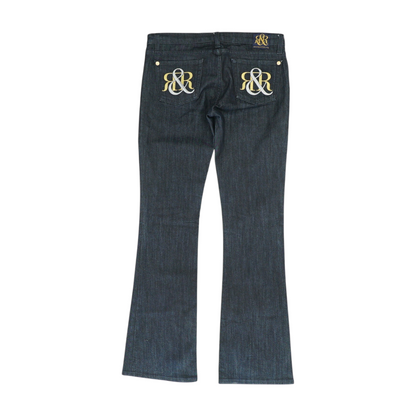 Blue Bootcut Jeans