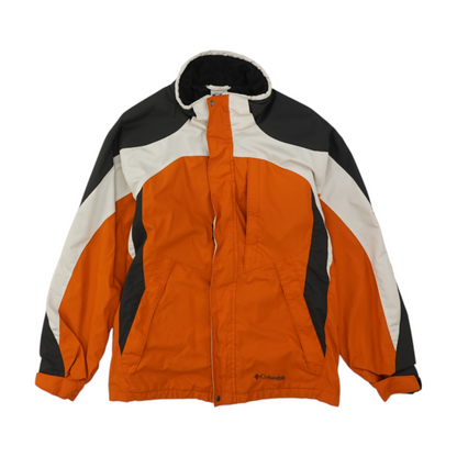 Orange Color Block Active Jacket