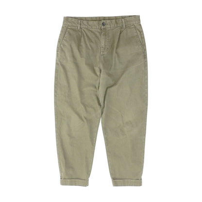 Green Solid Chino Pants
