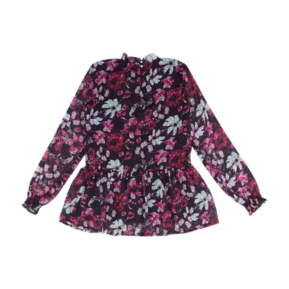 Pink Floral Blouse