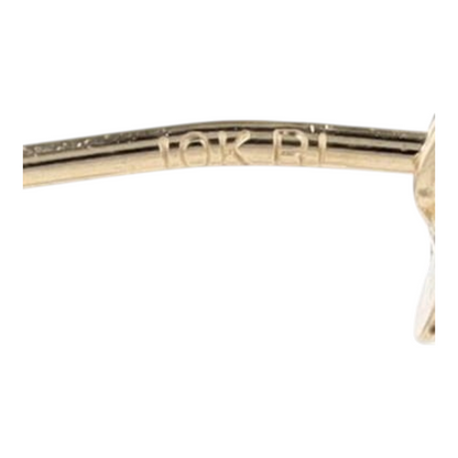 10K Yellow Gold Hoop Earrings