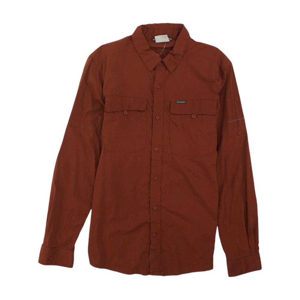 Rust Solid Outdoor Button Down