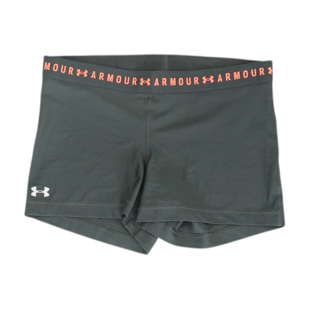 Gray Solid Active Shorts
