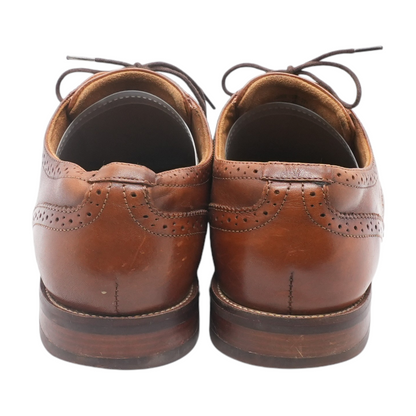Brown Lace-Up Dress Shoes