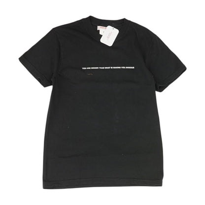 Black Solid Crewneck T-Shirt
