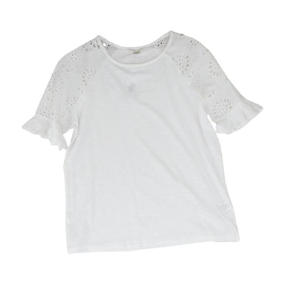 White Eyelet T-Shirt