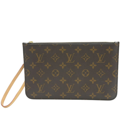 Brown Monogram Neverfull MM GM Pochette