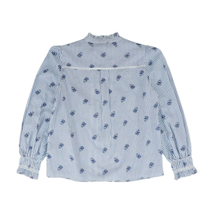 Blue Striped Button Down