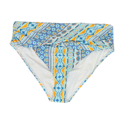 Blue Abstract Swim Bottom