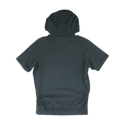 Black Solid Hoodie Pullover