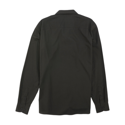 Blue Tall Solid Long Sleeve Button Down
