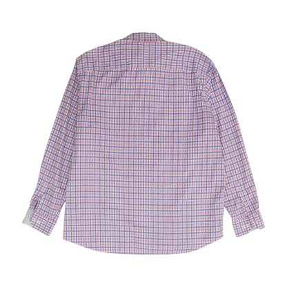 Pink Check Long Sleeve Button Down