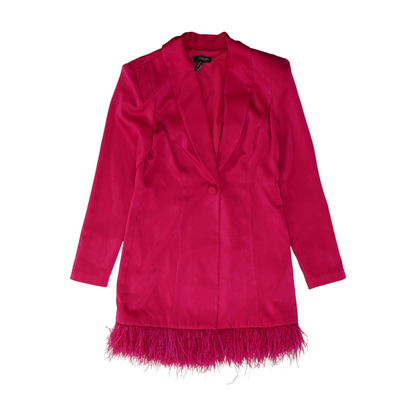 Pink Solid Blazer