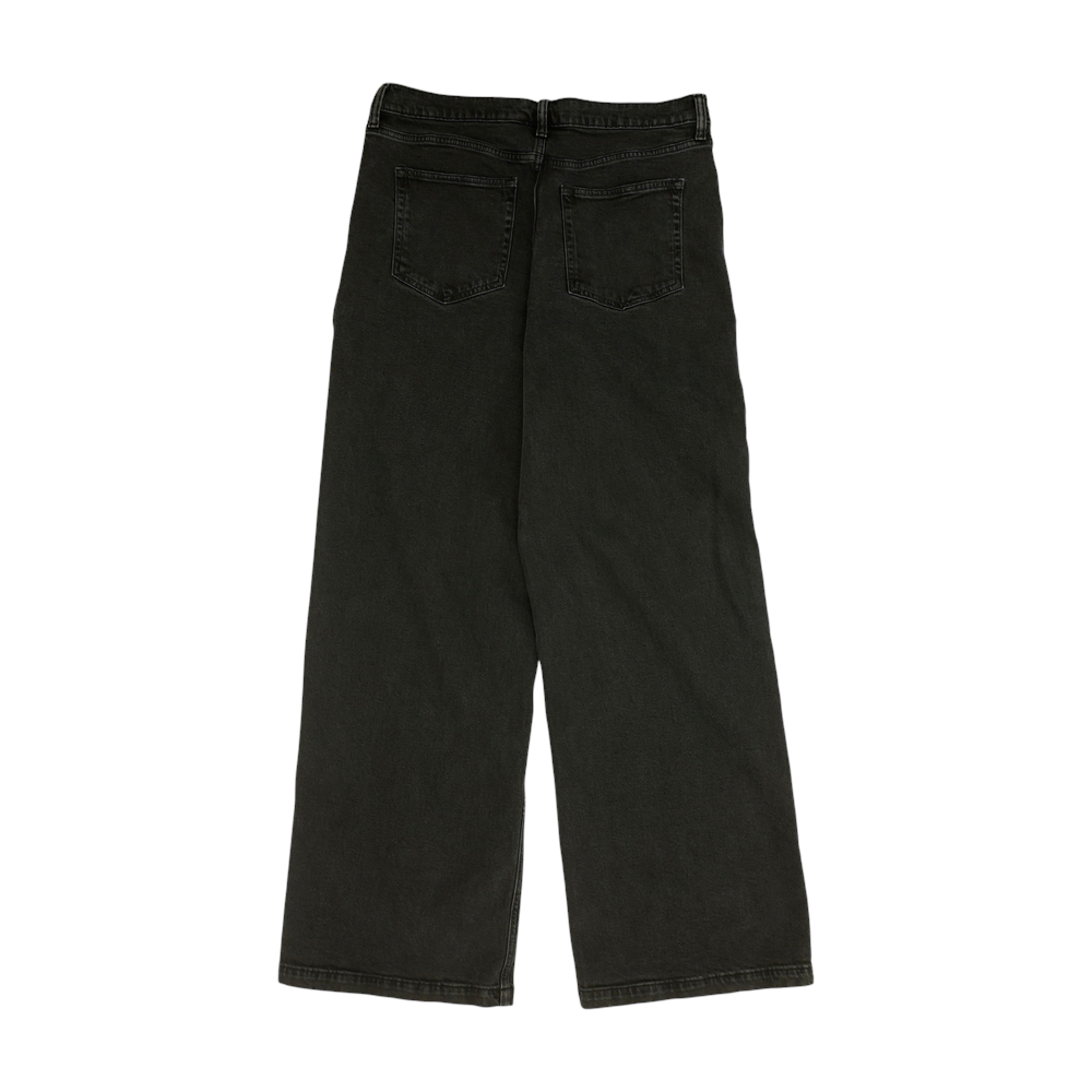 Black Tall Wide Leg Jeans