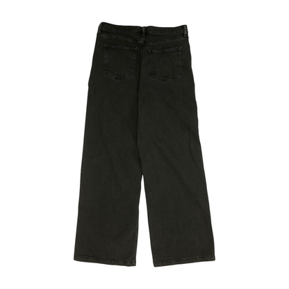 Black Tall Wide Leg Jeans
