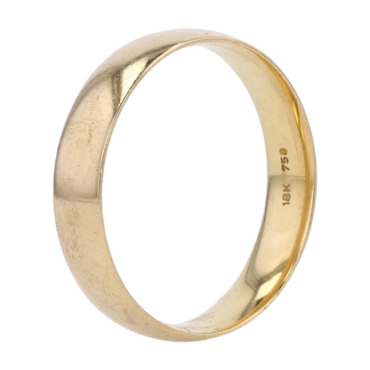 18K Yellow Gold Band