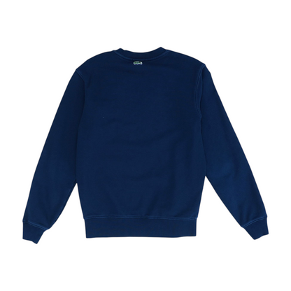 Navy Solid Sweatshirt Pullover