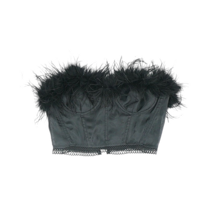 Black Cropped Blouse