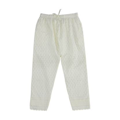 Ivory Plus Print Regular Pants