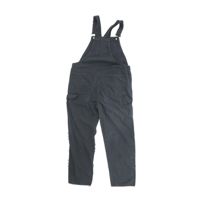 Black Regular Overalls