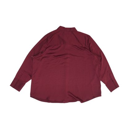 Burgundy Button Down