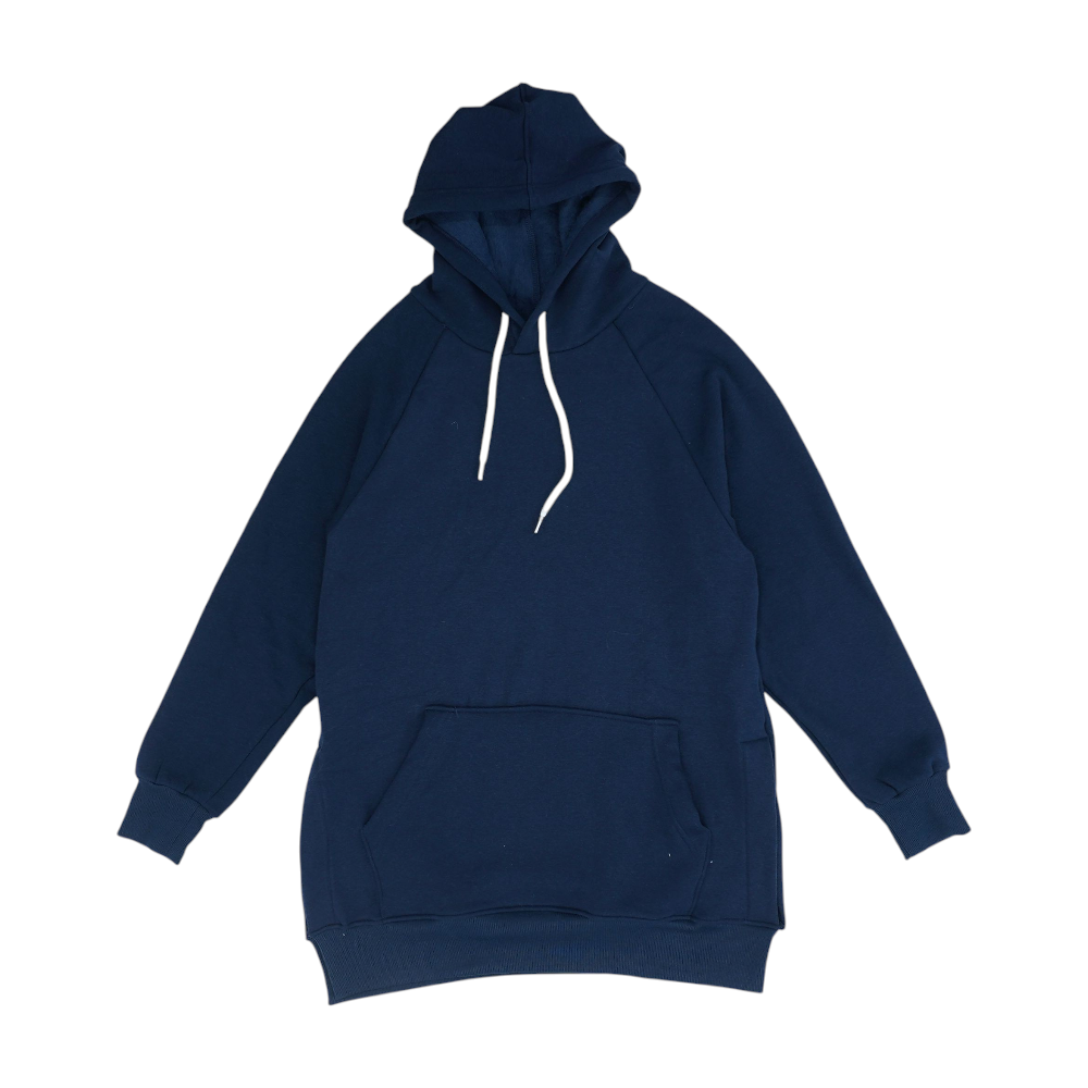 Navy Solid Hoodie Pullover