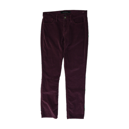 Purple Straight Pants