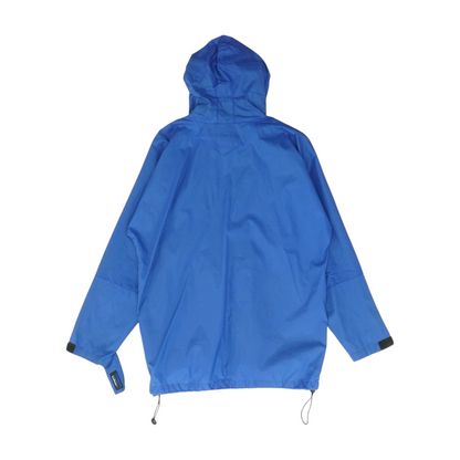 Blue Solid Rain Jacket