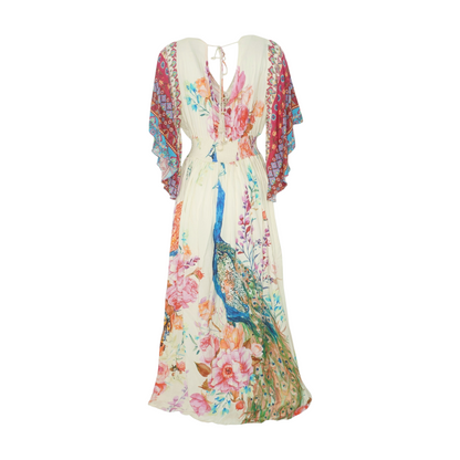 Yellow Floral Maxi Dress