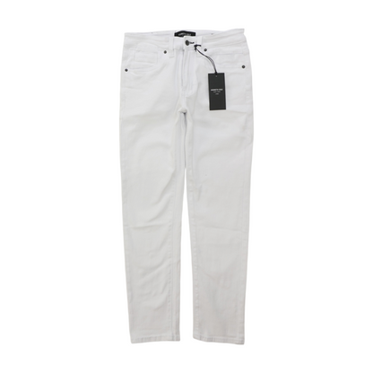 White Athletic Jeans