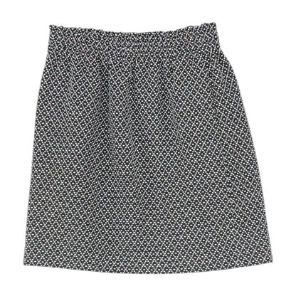 Black Polka Dot Midi Skirt