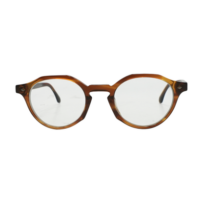Brown AR 7264-U Round Prescription Eyewear