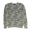 Gray Camo Pullover Sweater