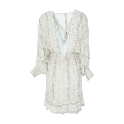 Beige Abstract Cover-Up