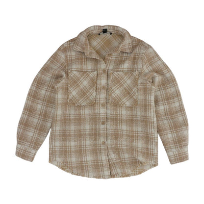 Beige Plaid Jacket