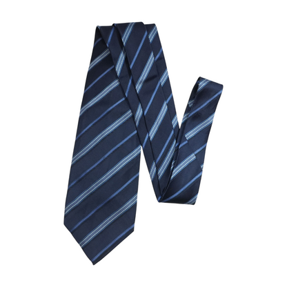 Blue Striped Neck Tie