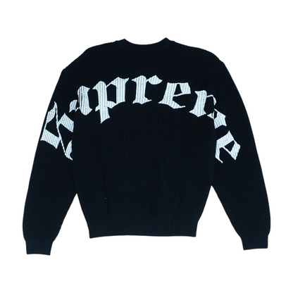 Black Solid Pullover Sweater