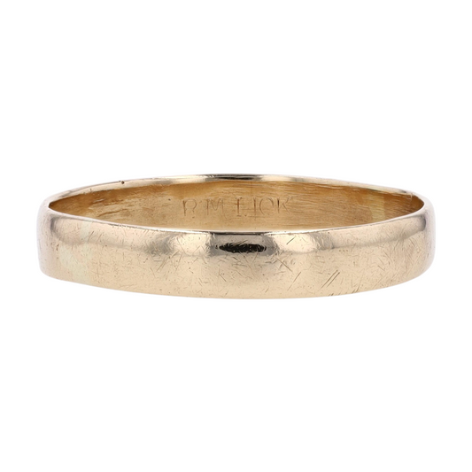 10K Yellow Gold Band Ring