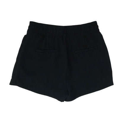 Black Solid Active Shorts