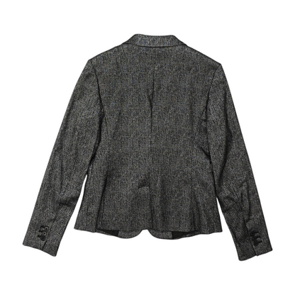 Black Abstract Blazer