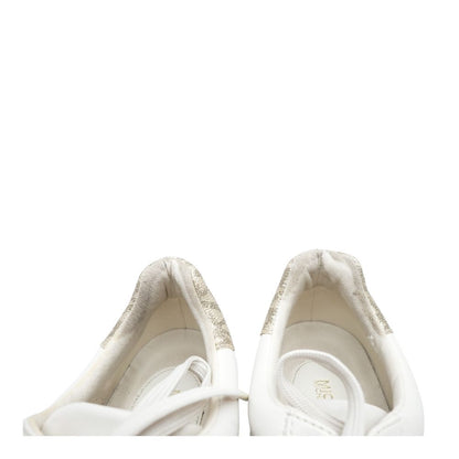 Beige Low Top Athletic Shoes