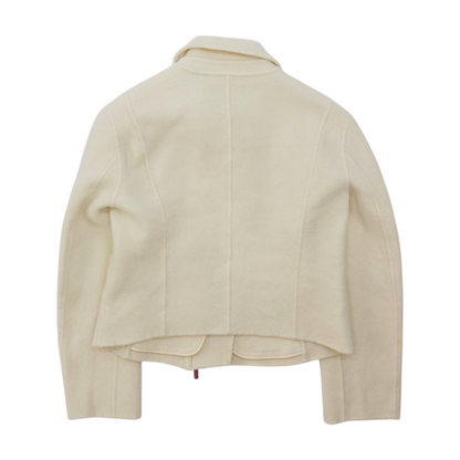 Cream Solid Jacket