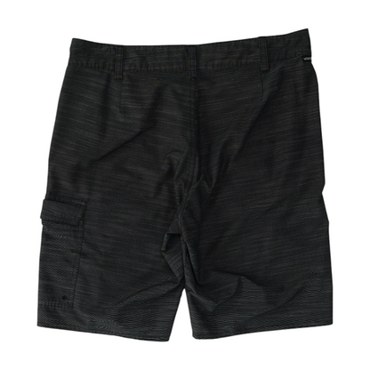 Charcoal Striped Chino Shorts
