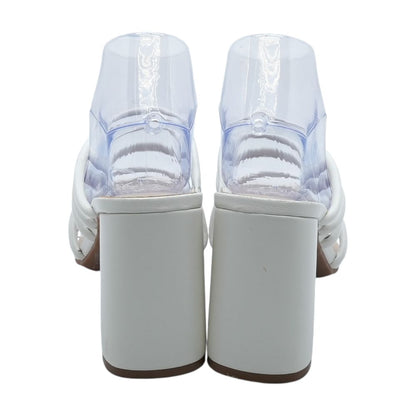 Ivory Block Heels