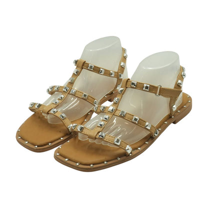 Studded Tan Sandals