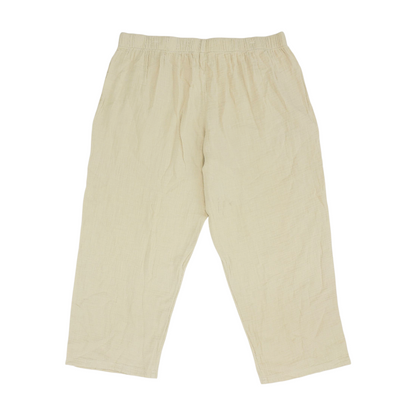 Beige Petite Relaxed Pants